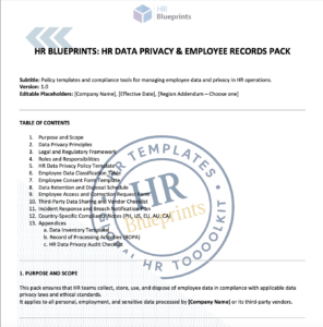HR Data Privacy & Employee Records