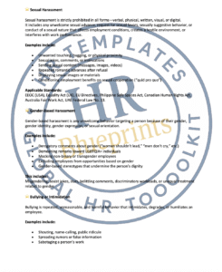 Global Anti-Sexual Harassment Policy